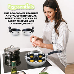 Eggssentials gros plan sur tasses 75 ml antiadhésives pour démoulage facile
