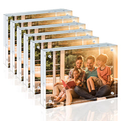 Egofine cadre acrylique face frontale montrant photo claire et design moderne