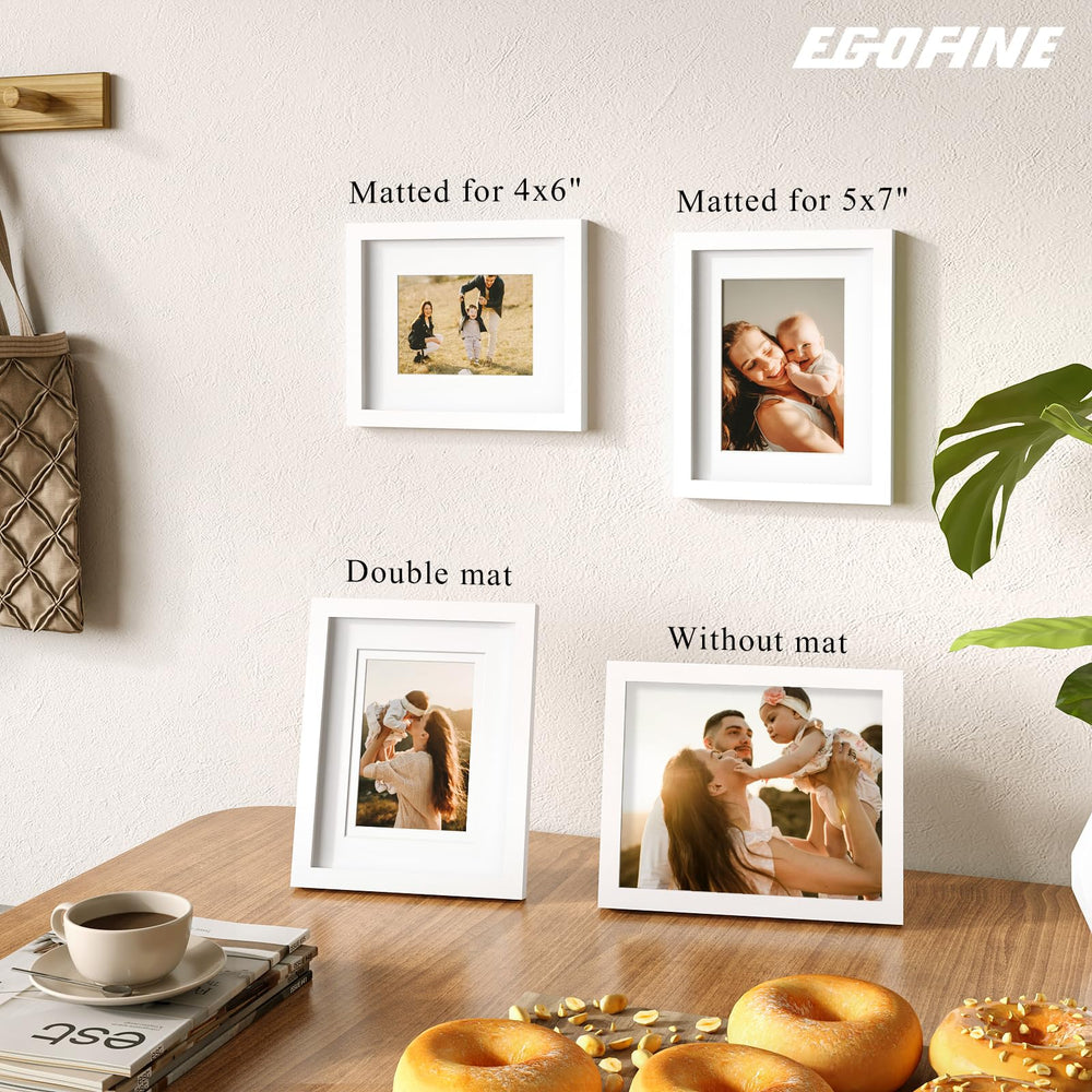 Egofine cadre posé sur table illustrant exposition facile