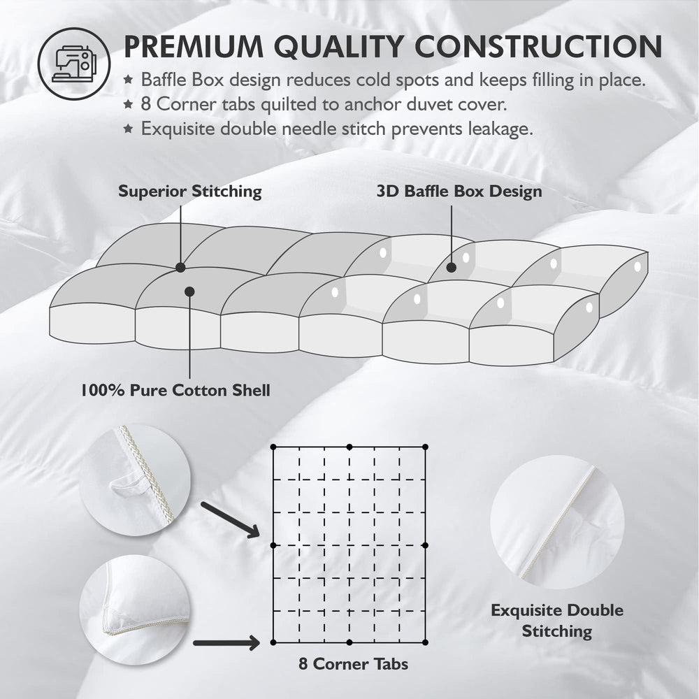 EGYPTIAN BEDDING angle avec boucles de fixation assurant stabilité