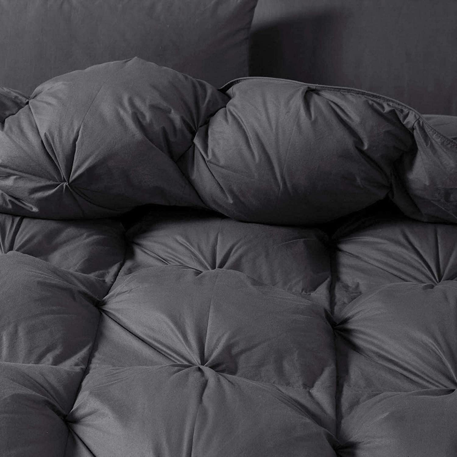 EGYPTIAN BEDDING boucles et onglets d’angle, fixation sûre de la housse