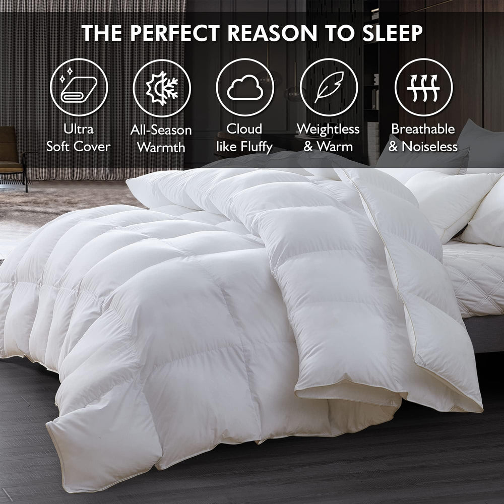 EGYPTIAN BEDDING texture du garnissage plume et fibre offrant volume