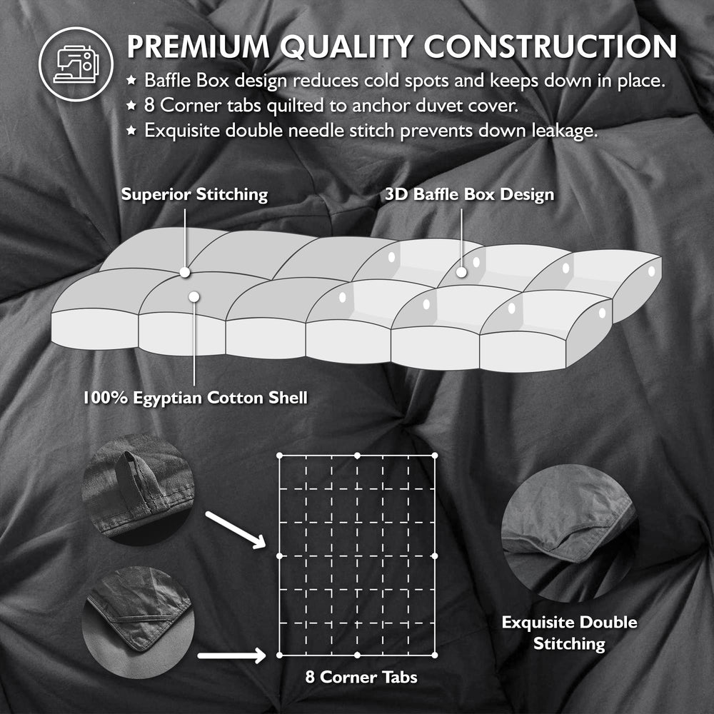 EGYPTIAN BEDDING tissu coton égyptien ultra‑doux garantit douceur respirante