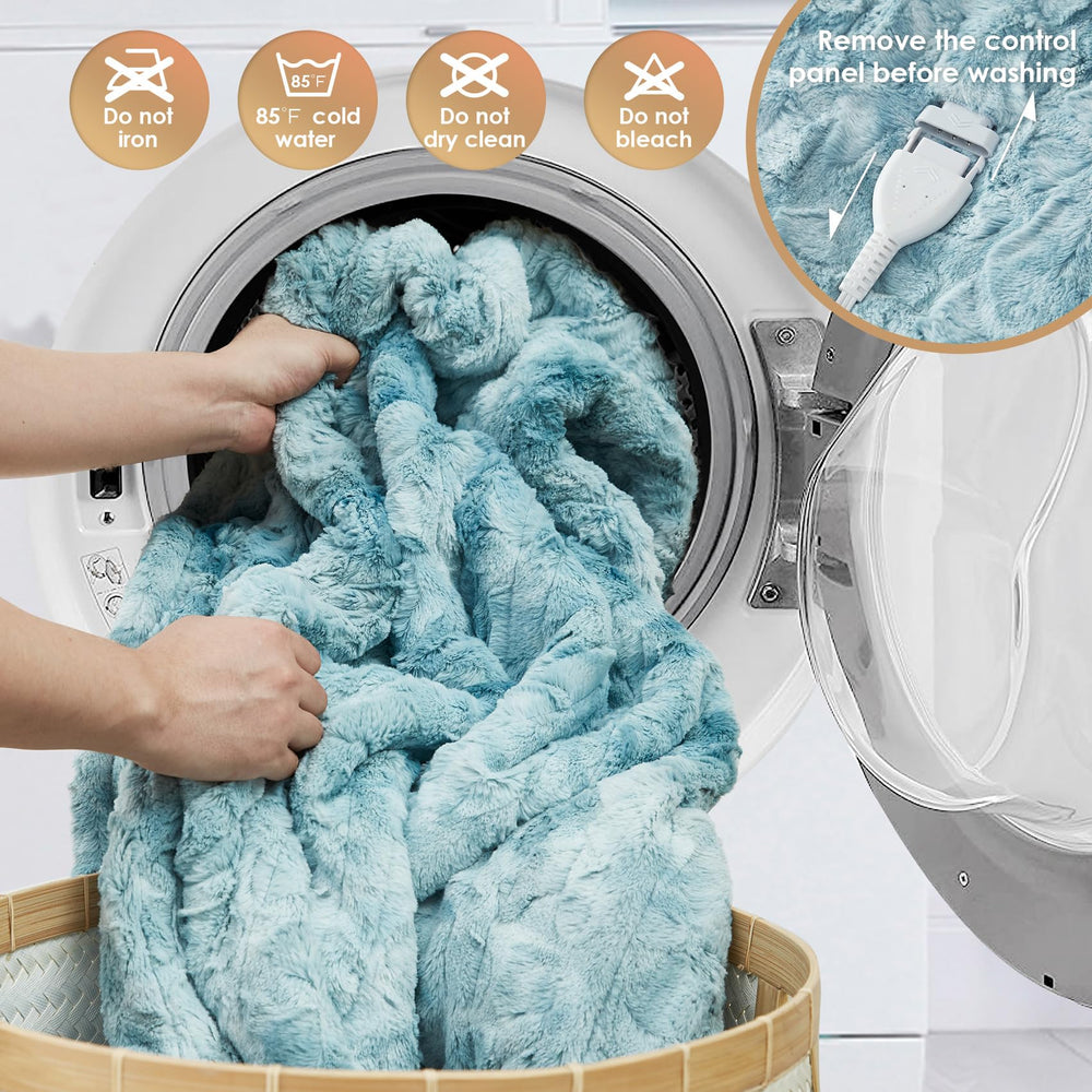 EHEYCIGA plaid en usage sur canapé chaleur confortable pour soirées
