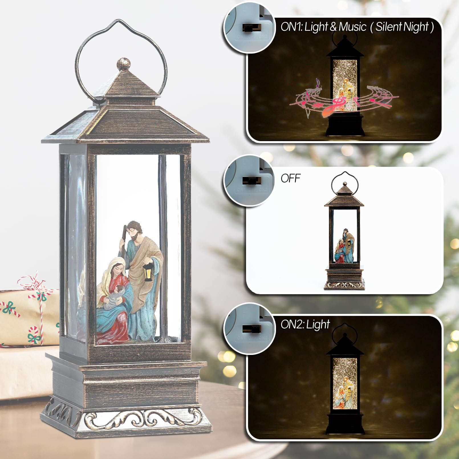 EIGHTOWN câble USB et option piles, alimentation flexible