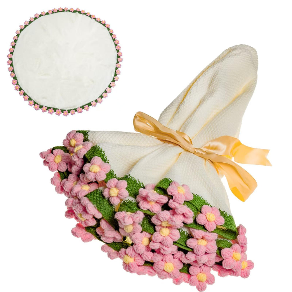 EIGHTOWN plaid bouquet face montrant fleurs roses et style décoratif