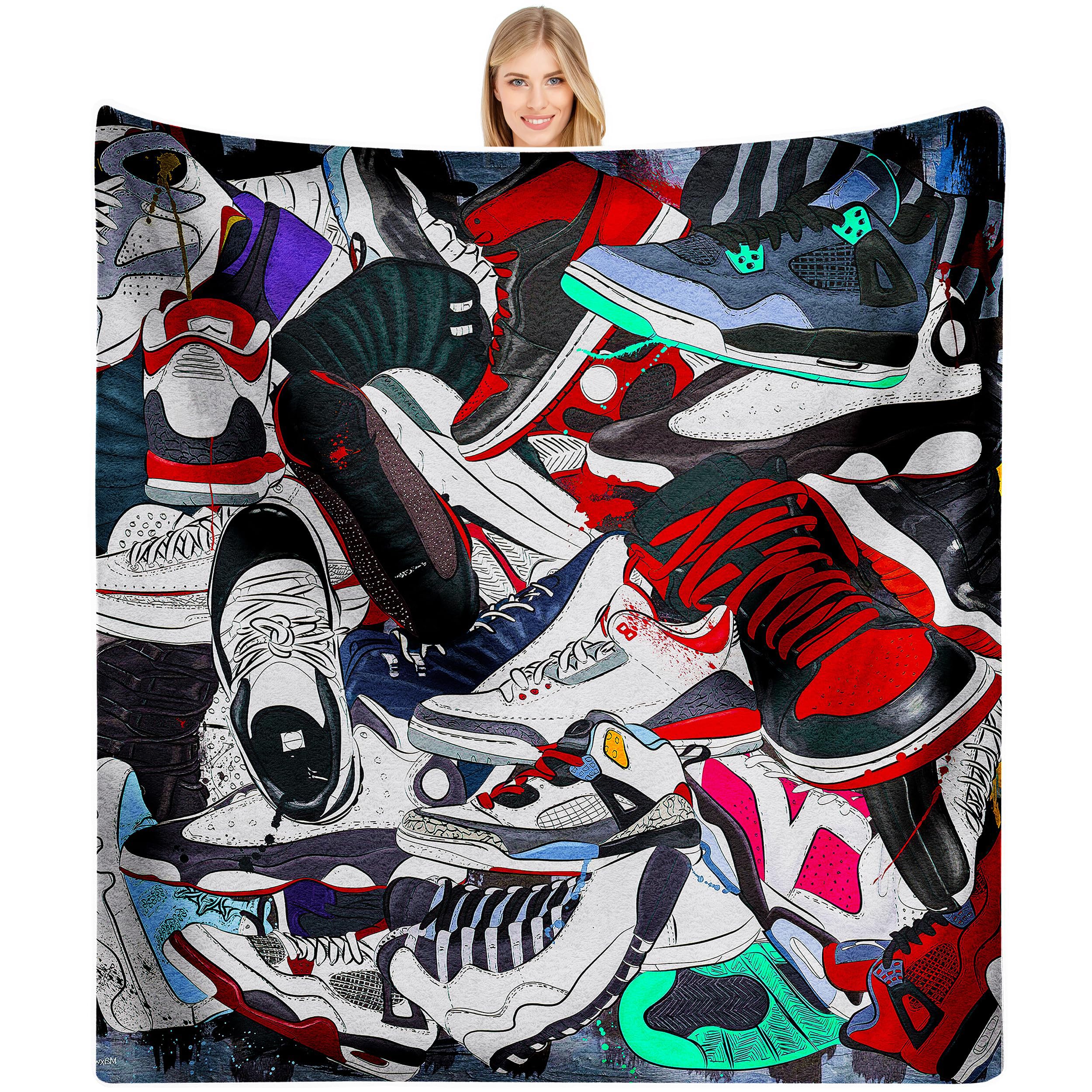 EISKBC plaid face complète montrant le motif sneaker et ajout décoratif