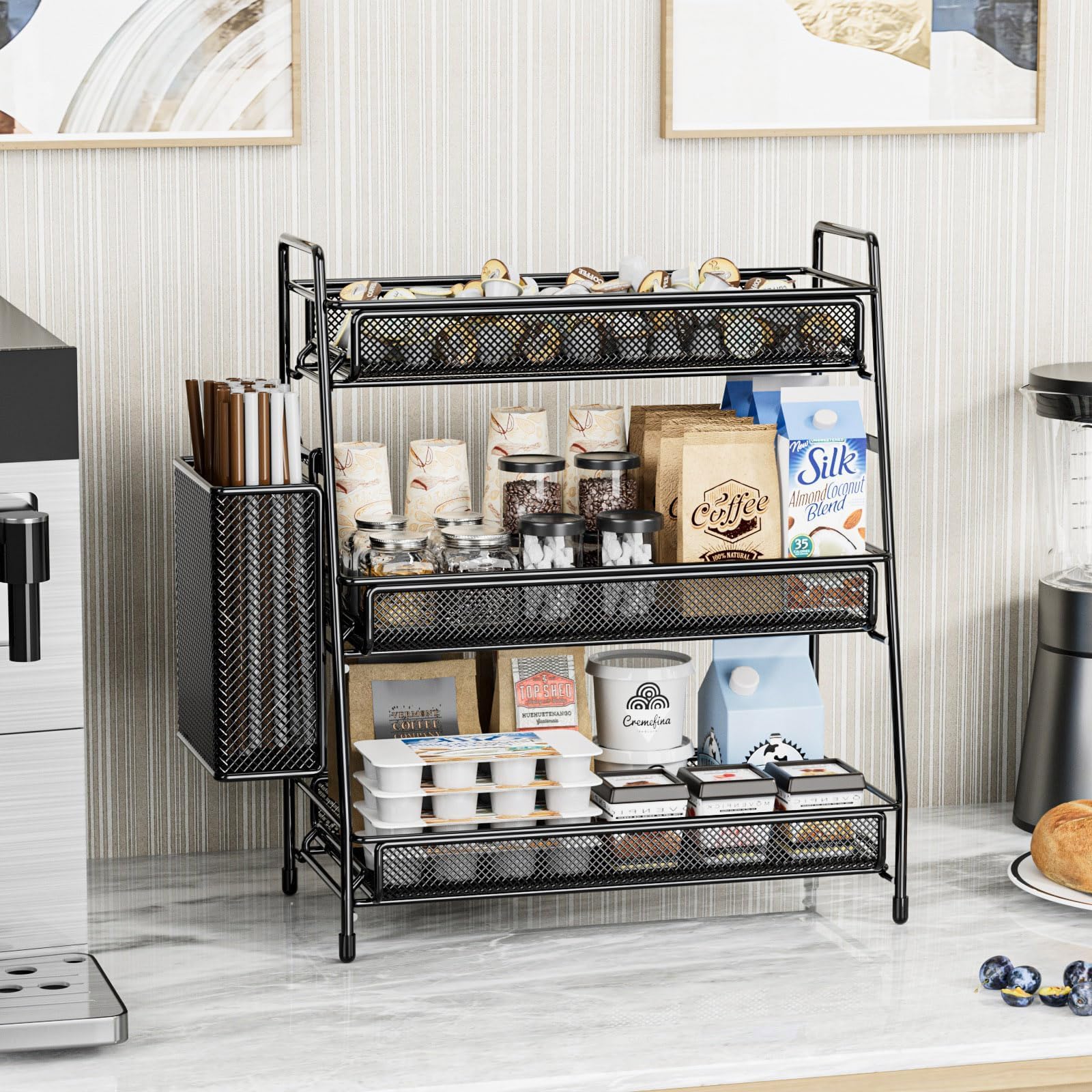 EKNITEY panier amovible retiré pour modularité et rangement facile