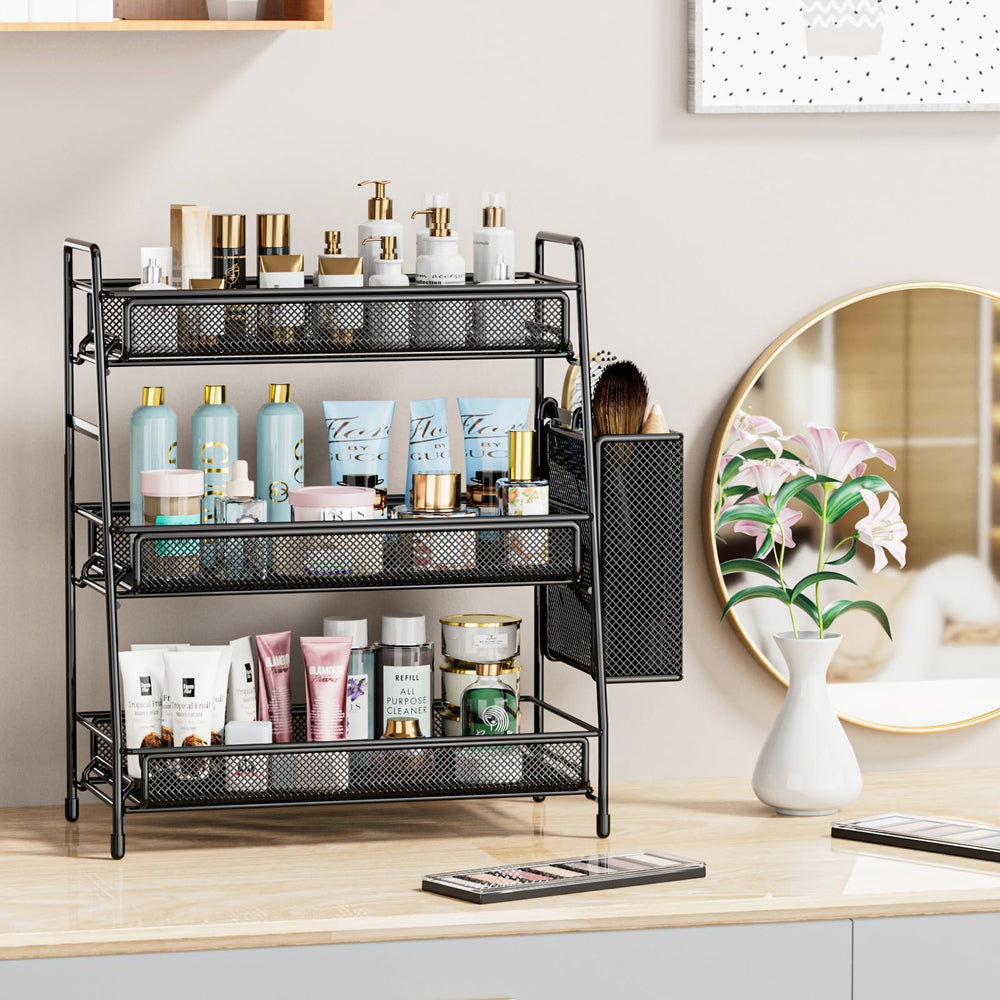 EKNITEY organisateur en usage salle de bain garde produits accessibles