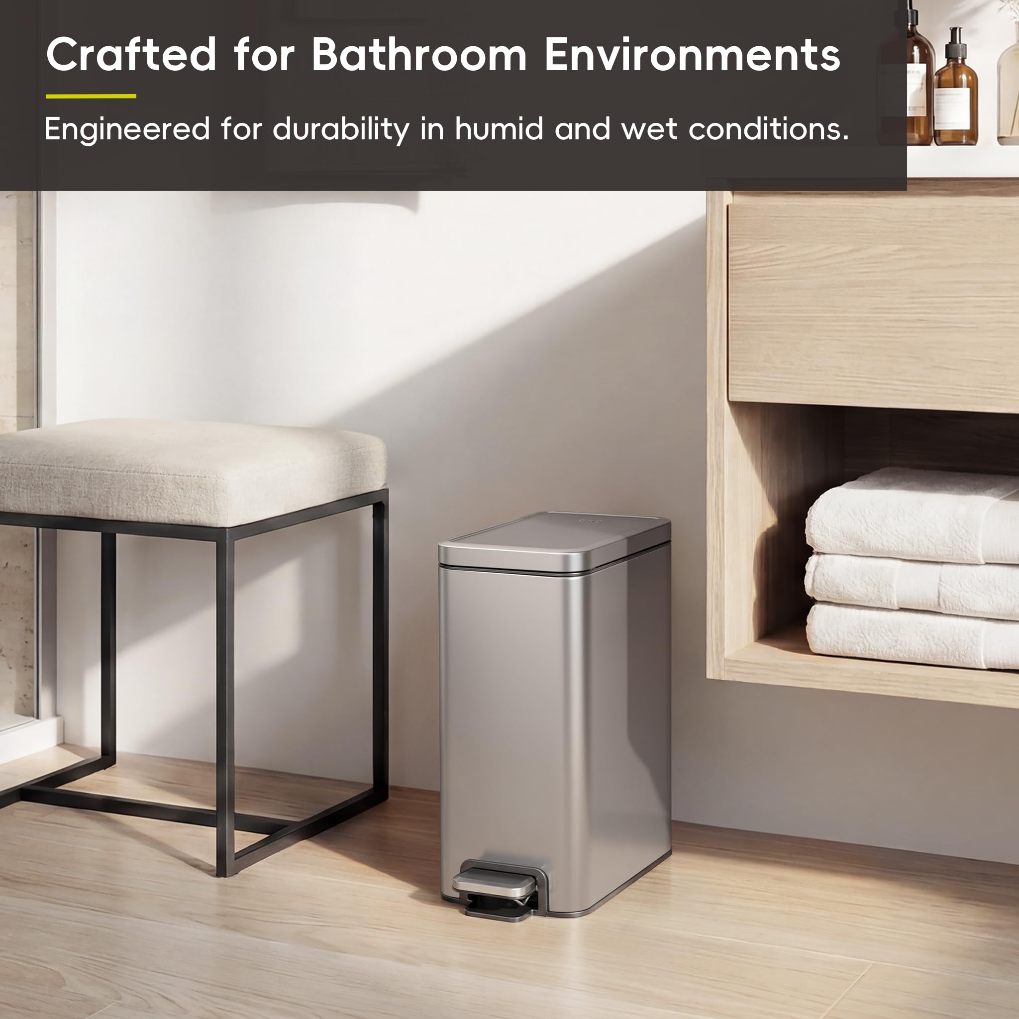 EKO gros plan étiquette matériaux acier inox durable
