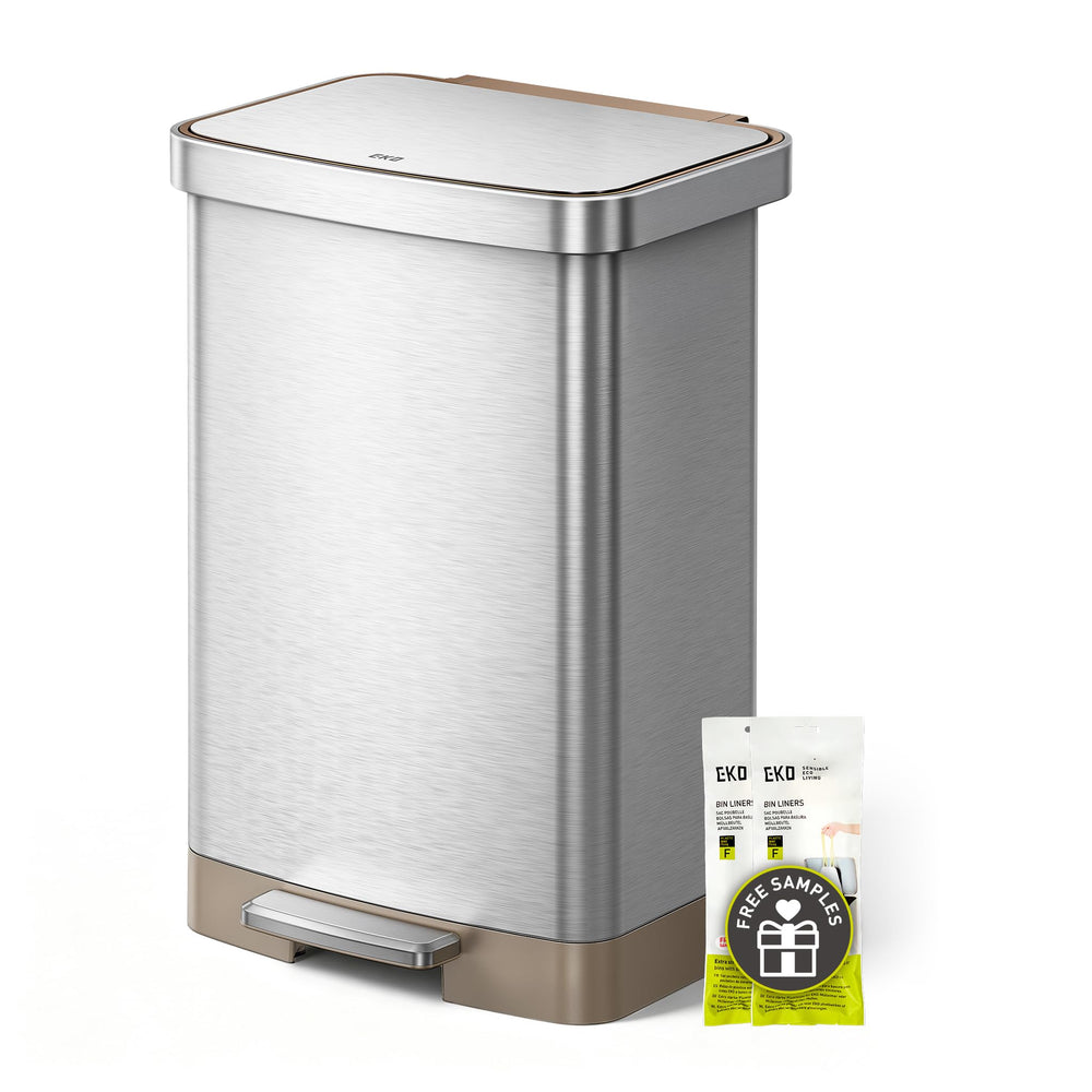 EKO Hudson vue avant en acier inoxydable mat, design propre et moderne