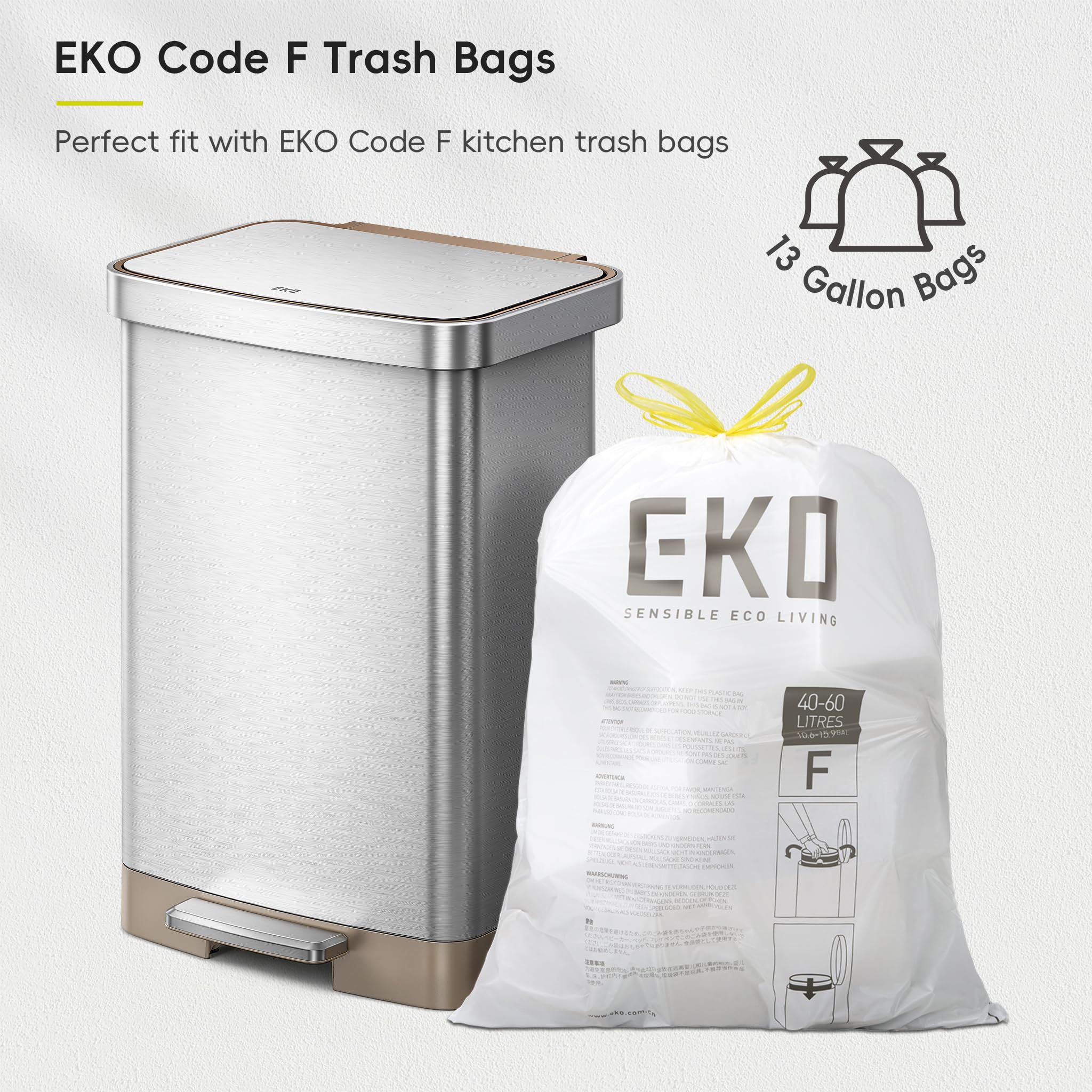 EKO Hudson compartiment arrière pour sacs, rangement organisé et pratique