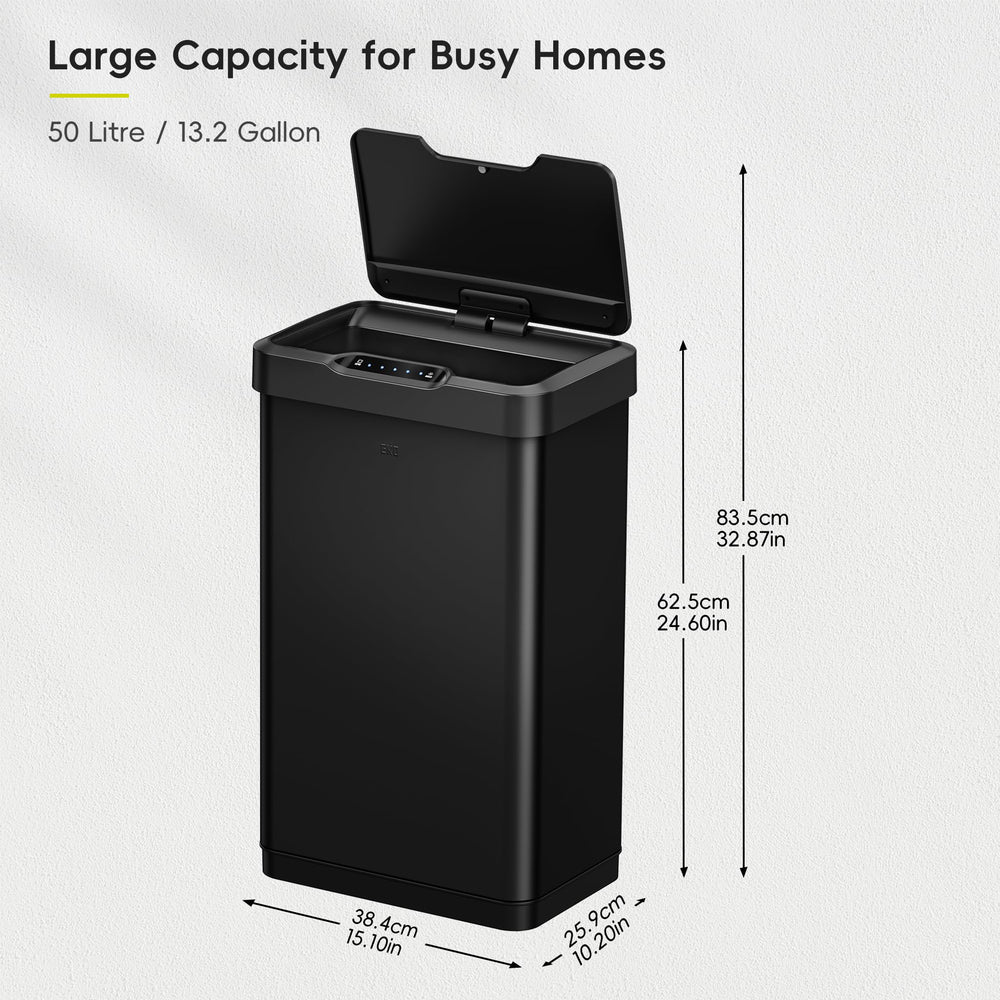 EKO Mirage-T couvercle ouvert en action grâce au capteur pour usage hygiénique