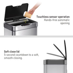 EKO Mirage-T gros plan acier brossé anti-empreintes pour finition durable