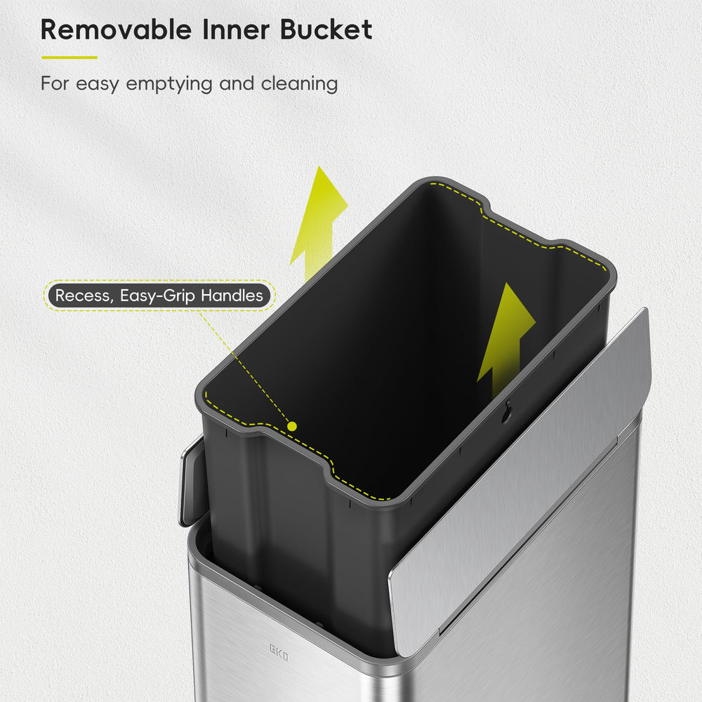 EKO finition inox résistante aux empreintes, aspect net