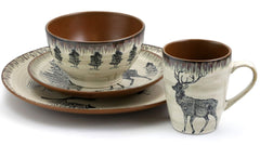 Elama Majestic Elk assiettes dressées sur table stylée montrant harmonie déco conviviale