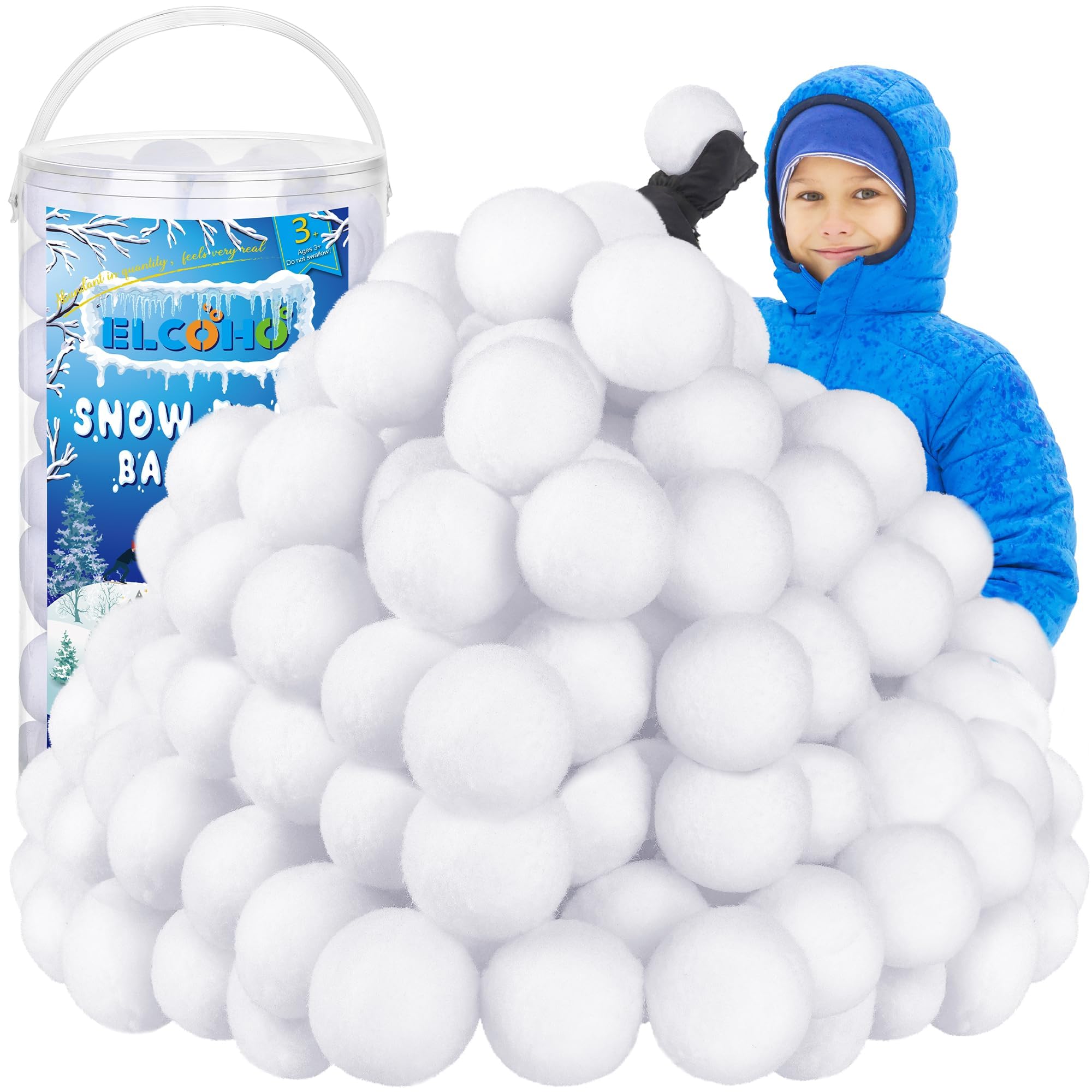 Elcoho emballage et seau de rangement pratique pour rangement facile