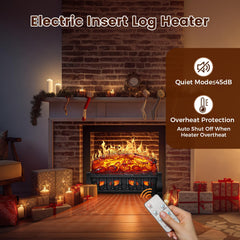 Electactic insert installé dans un salon créant ambiance cosy et élégante