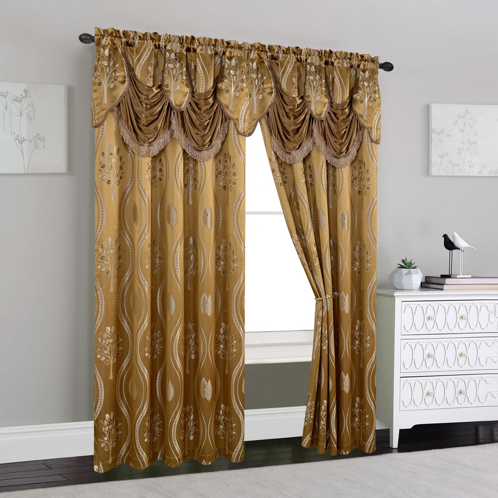Elegant Comfort Aurora gros plan du jacquard révélant la texture et durabilité