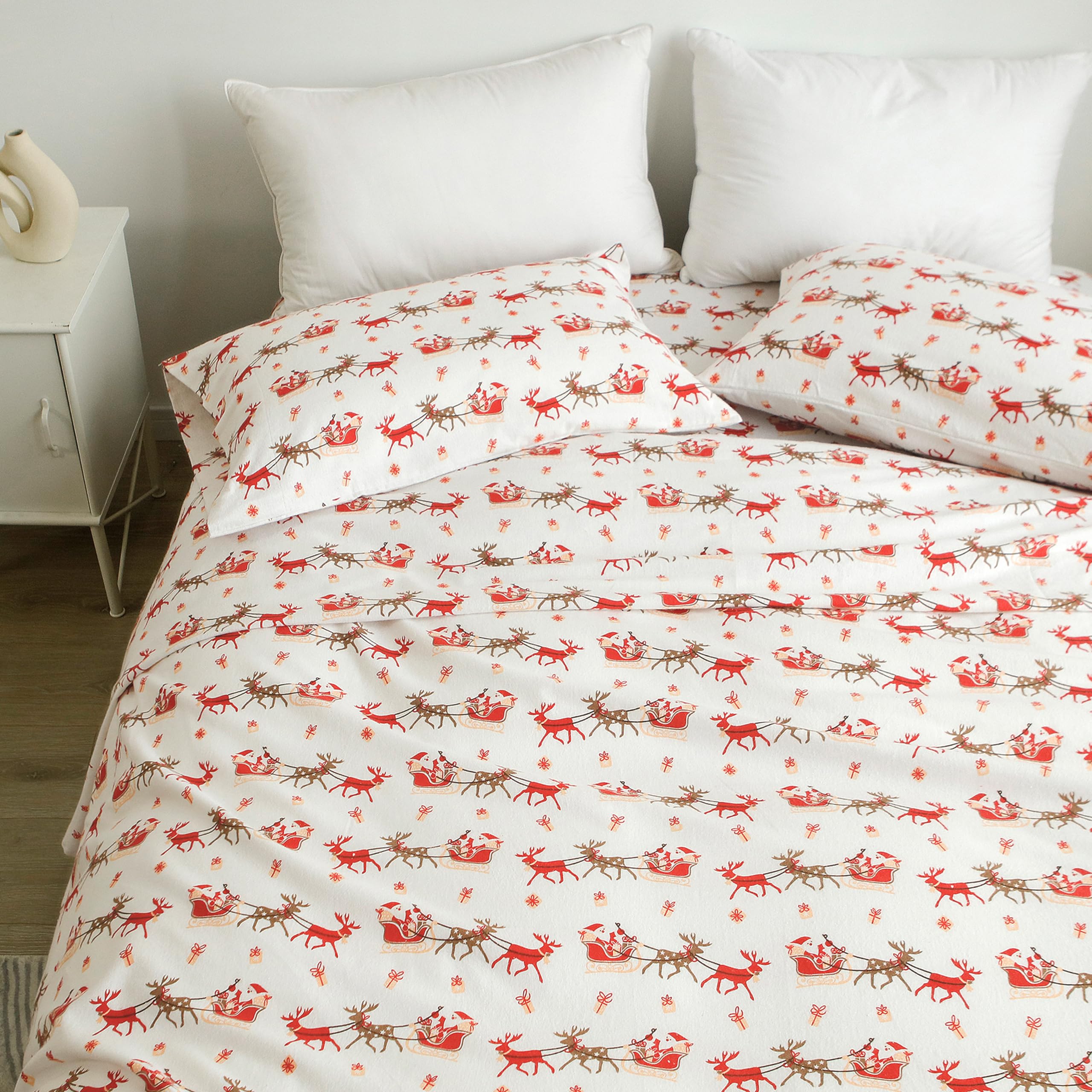 Elegant Comfort profil matelas avec drap-housse montrant profondeur adaptée