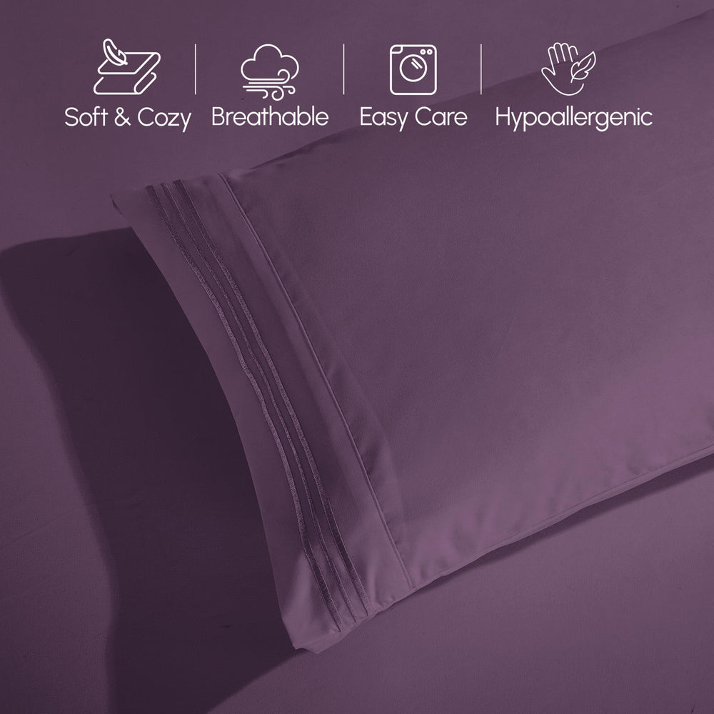 Elegant Comfort coin de drap-housse élastiqué, maintien sécurisé du matelas