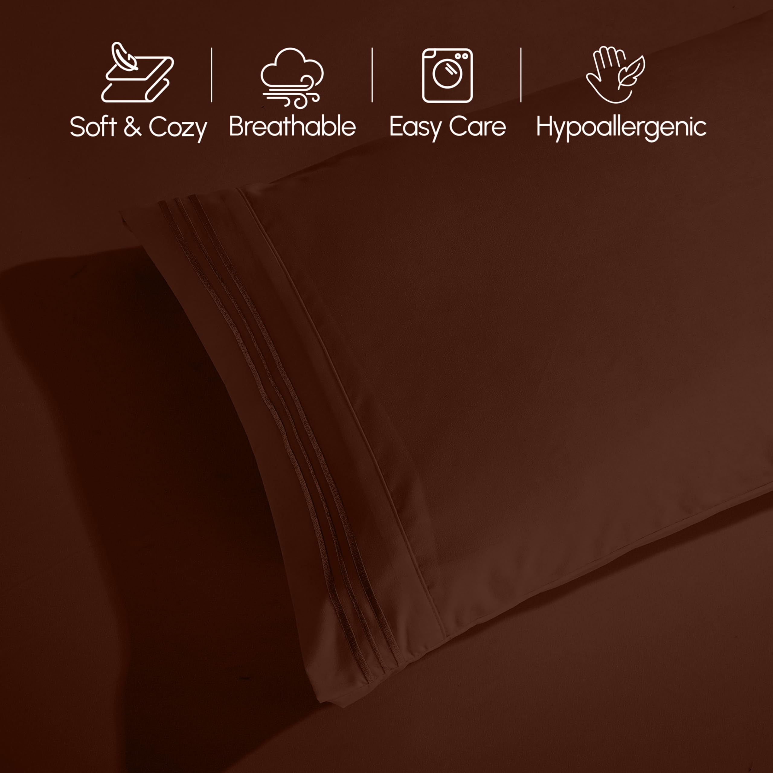 Elegant Comfort drap‑housse coin élastique pour maintien sécurisé du matelas