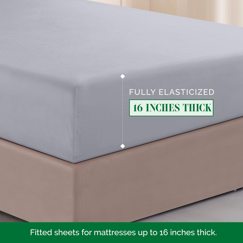 Elegant Comfort drap-housse poches profondes pour maintien sur matelas épais
