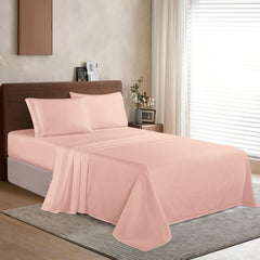 Elegant Comfort gros plan sur la microfibre, montrant la texture soyeuse et la douceur