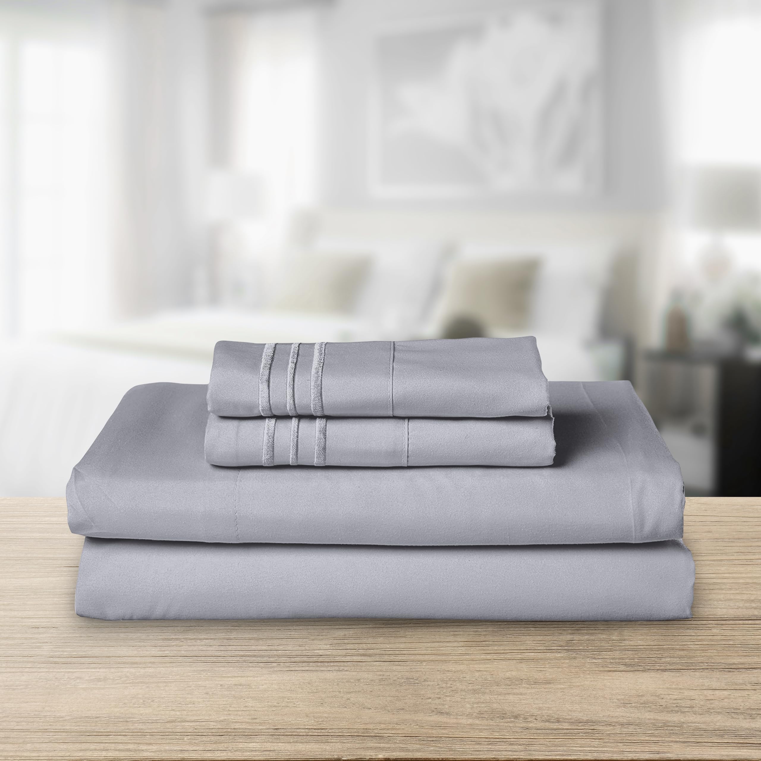 Elegant Comfort gros plan de la texture microfibre montrant douceur durable