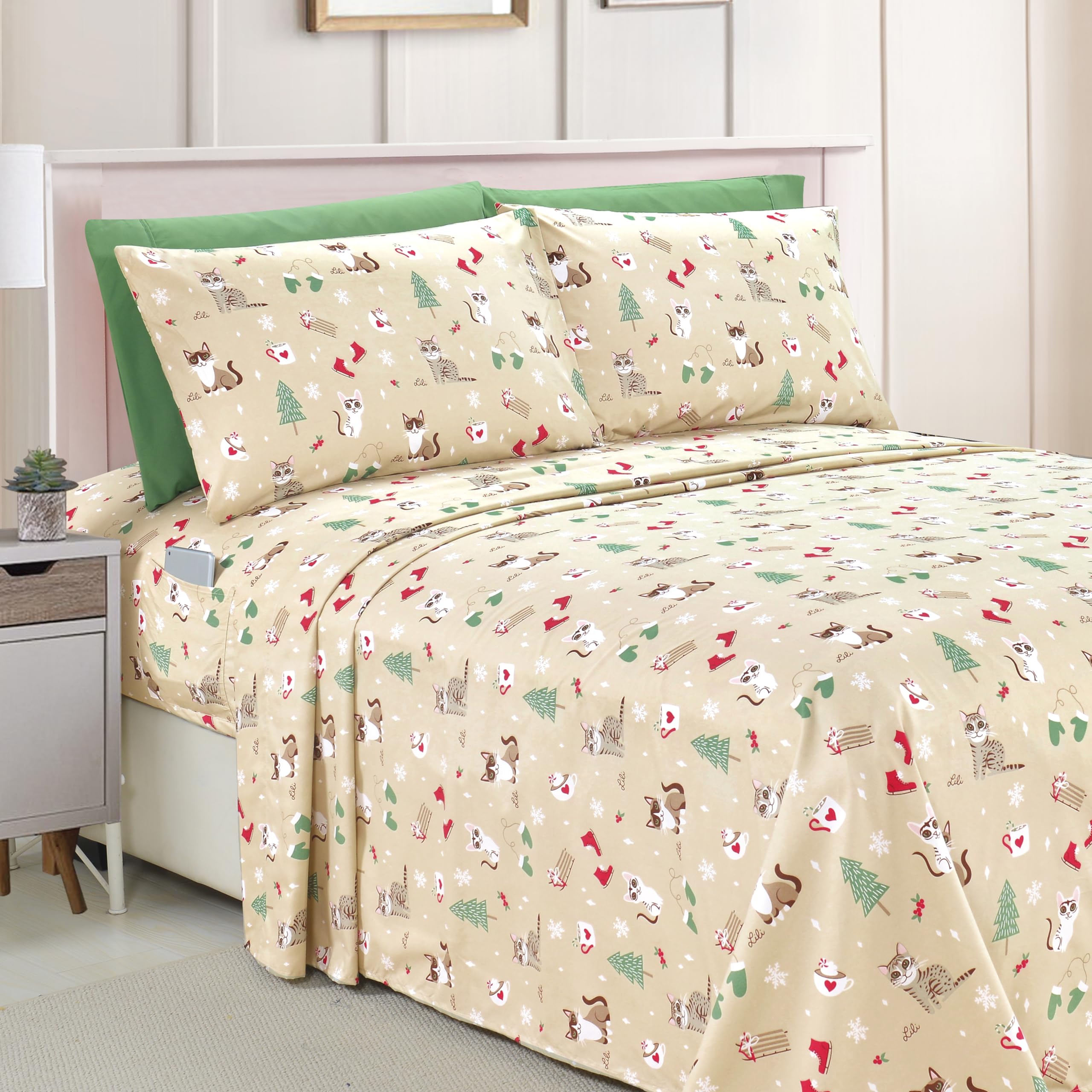 Elegant Comfort vue avant du packaging montrant l'ensemble et la couleur cream cats pour un achat confiant