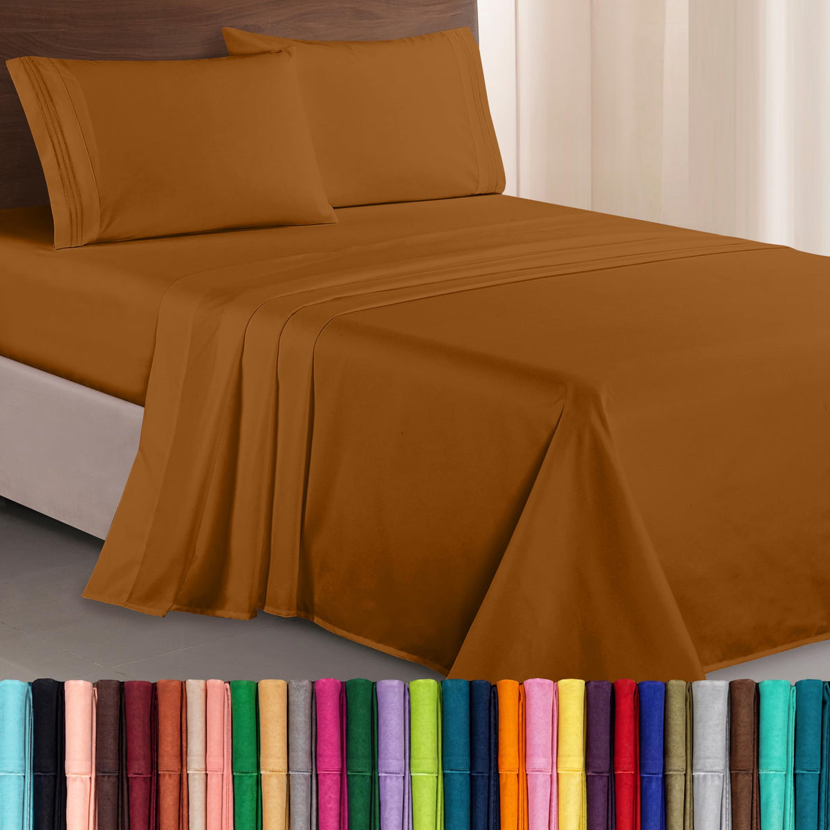 Elegant Comfort vue avant du packaging bronze offrant luxe et confort