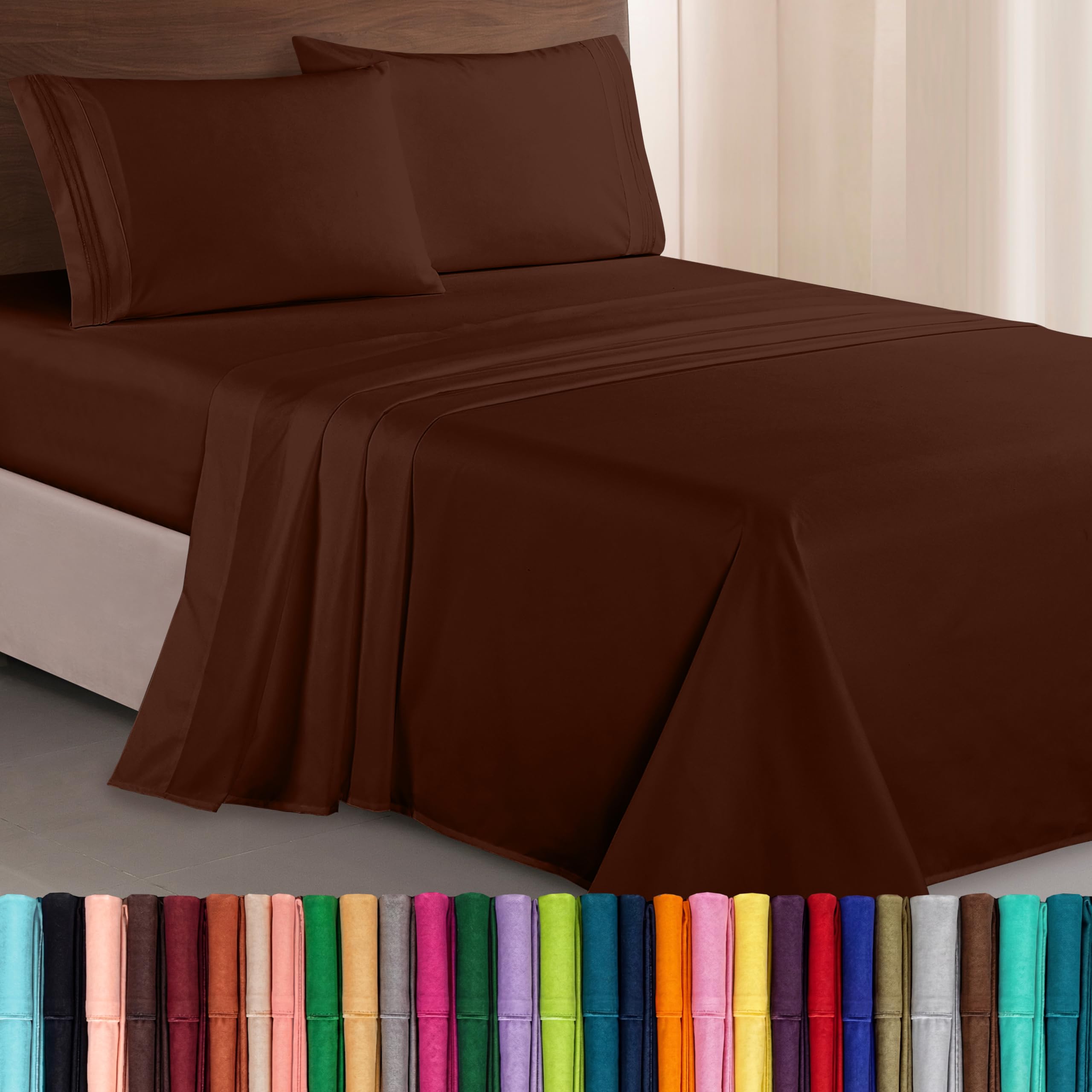 Elegant Comfort face du paquet montrant couleur chocolat et finition premium