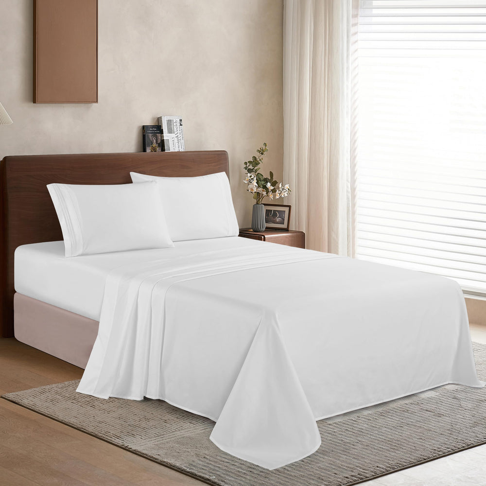 Elegant Comfort gros plan microfibre montrant douceur et toucher soyeux