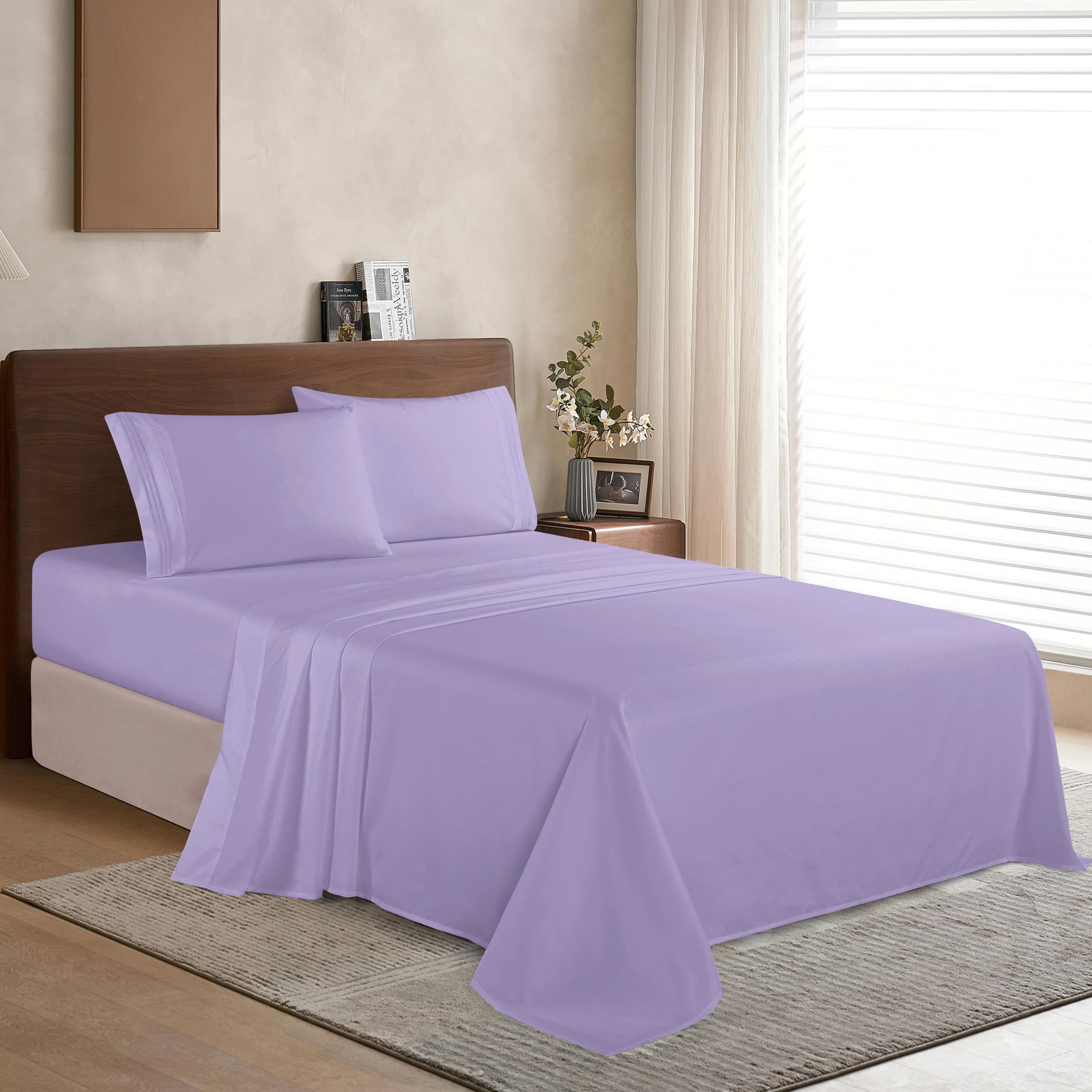 Elegant Comfort gros plan texture microfibre très douce offrant confort somptueux