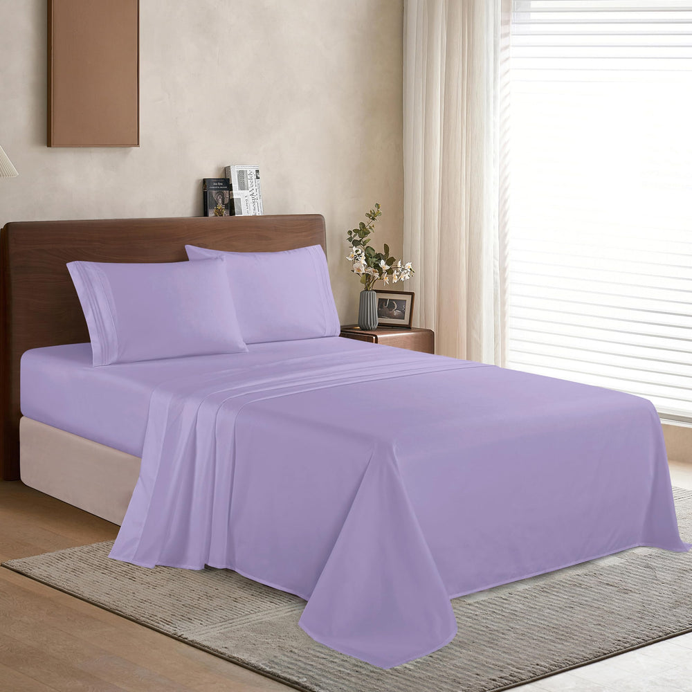 Elegant Comfort gros plan texture microfibre très douce offrant confort somptueux