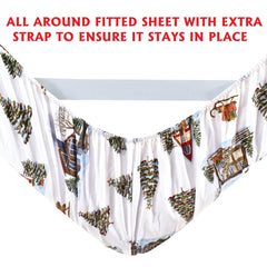 Elegant Comfort quatre taies d'oreiller King disposées style coordonné