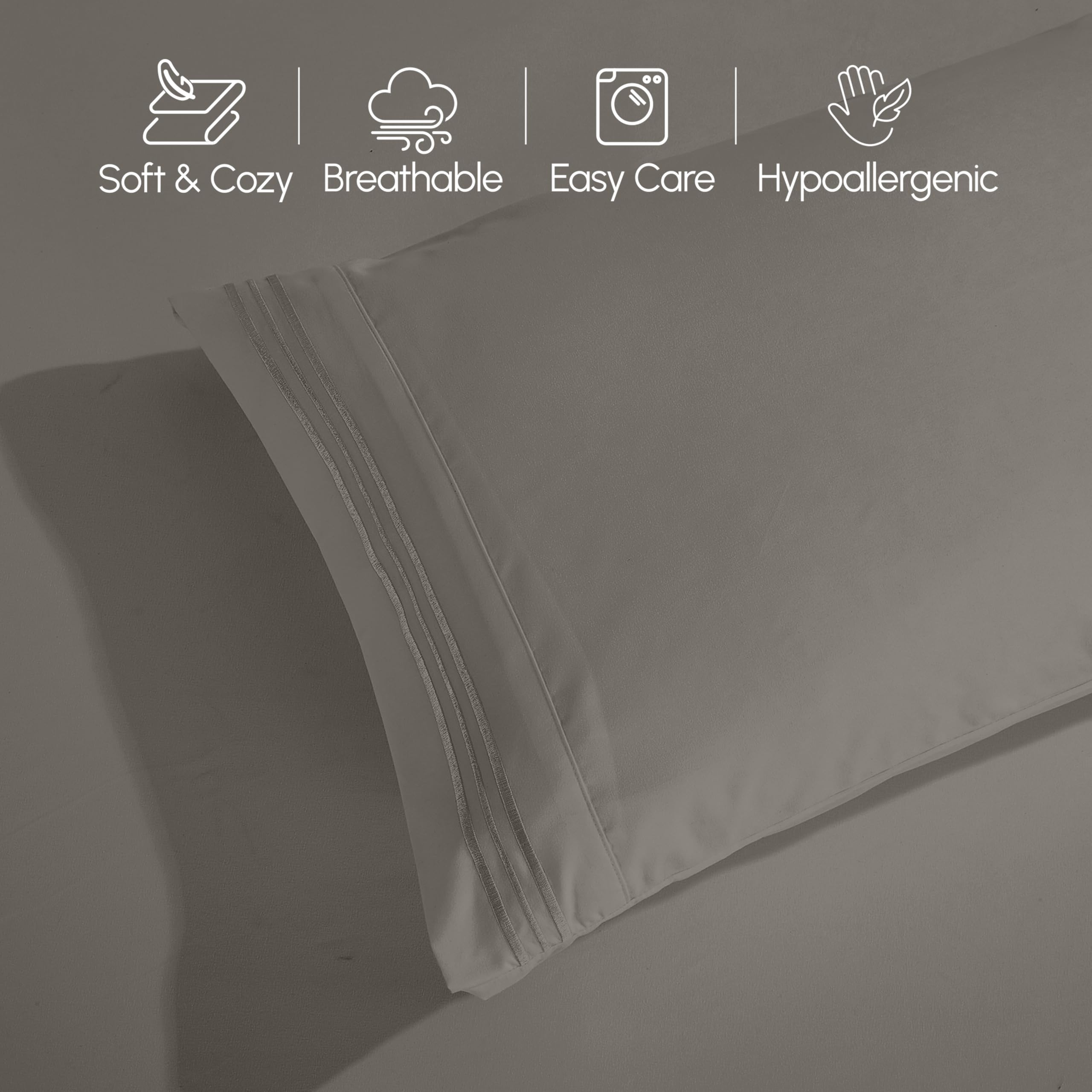 Elegant Comfort lit fait style hôtelier illustrant draps confortables et rangés