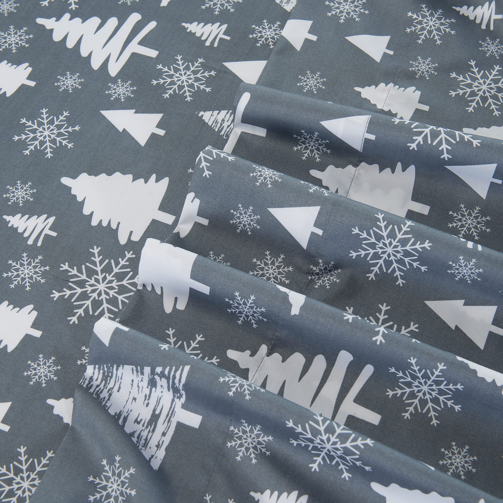 Elegant Comfort motif Christmas Tree en détail, design festif durable