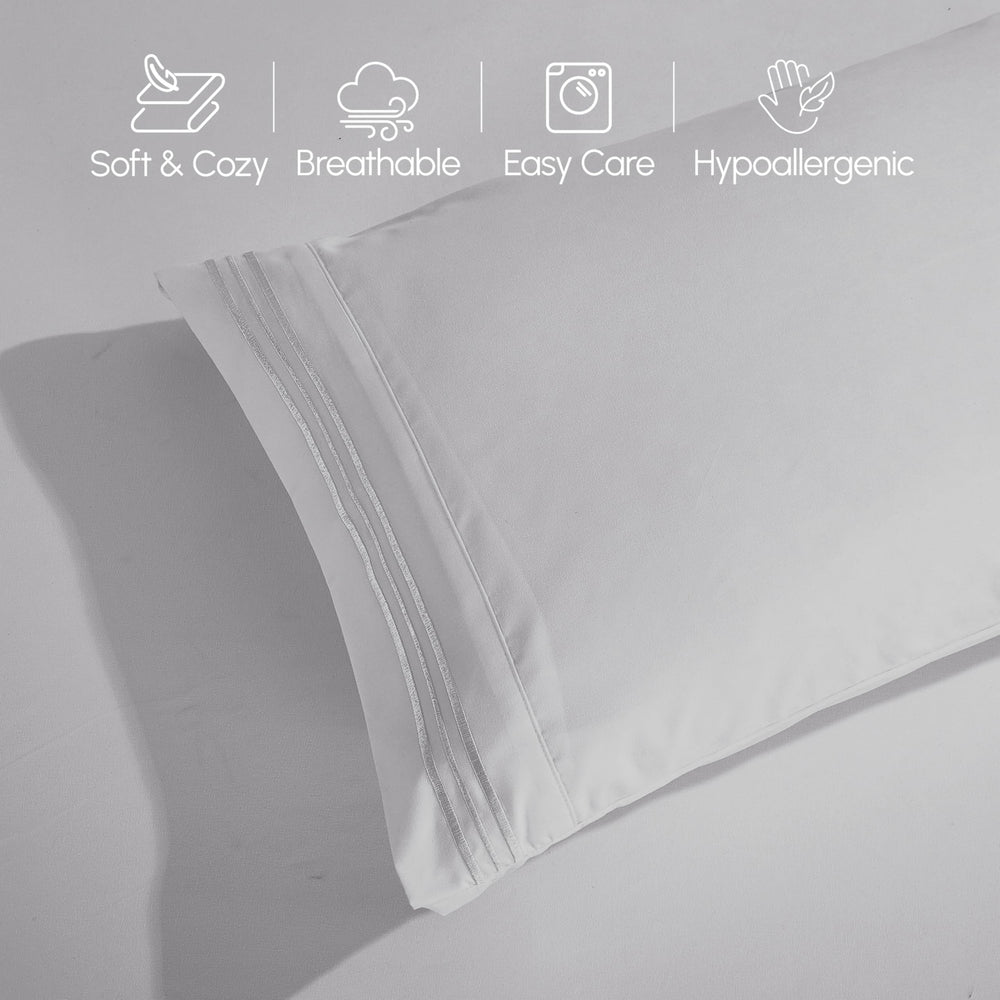 Elegant Comfort draps après lavage montrant résistance aux plis