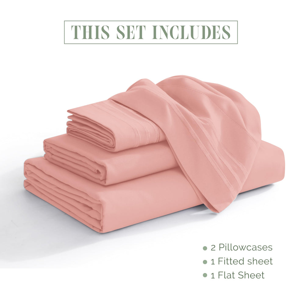 Elegant Comfort gros plan broderie trois lignes, détail raffiné