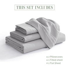 Elegant Comfort détail de la broderie trois lignes offrant finition élégante