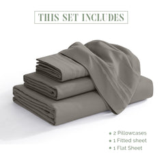 Elegant Comfort gros plan de la taie avec broderie trois lignes pour élégance subtile