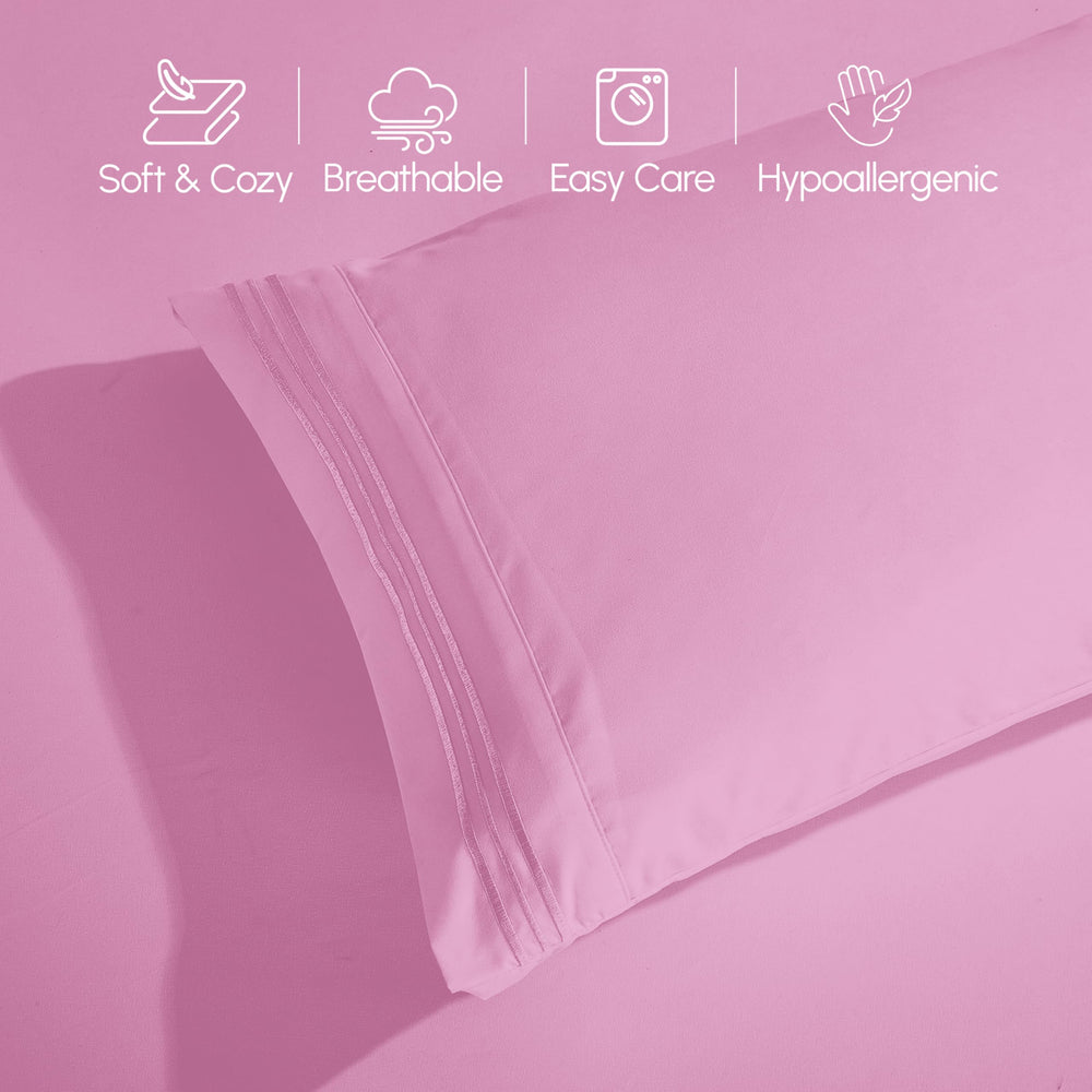 Elegant Comfort taie d'oreiller ultra-douce, confort enveloppant pour la nuit