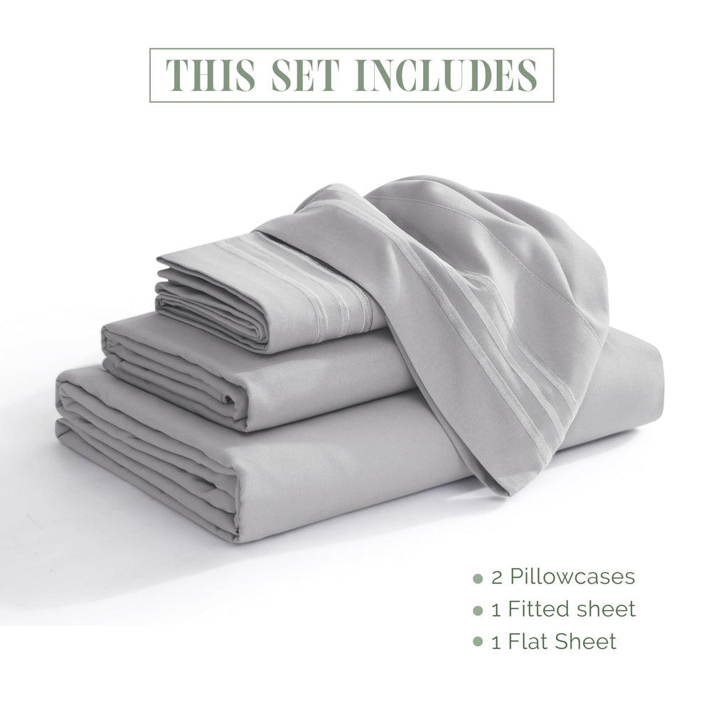 Elegant Comfort taies d'oreiller ultra-plush affichant finition soignée