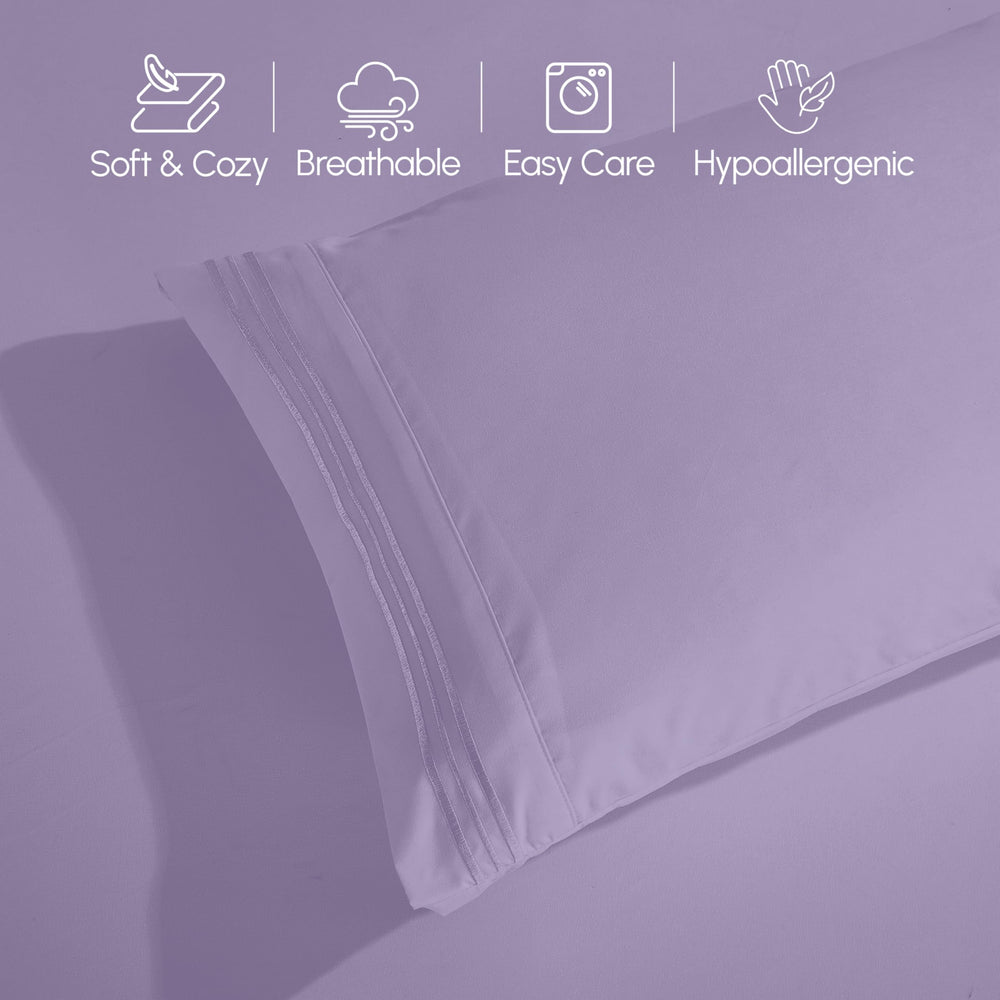 Elegant Comfort taies d'oreiller plush illustrant douceur et soutien moelleux