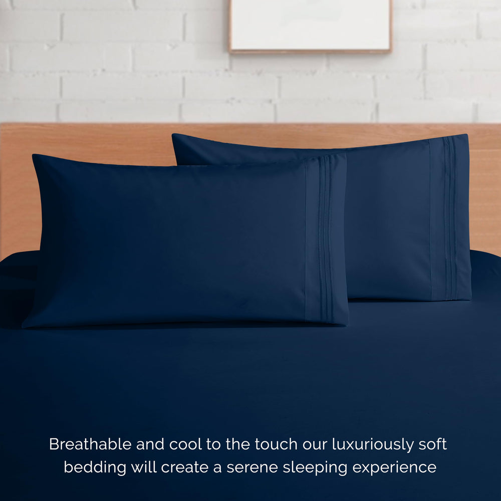 Elegant Comfort taies d'oreiller ultra-douces pour confort et soutien