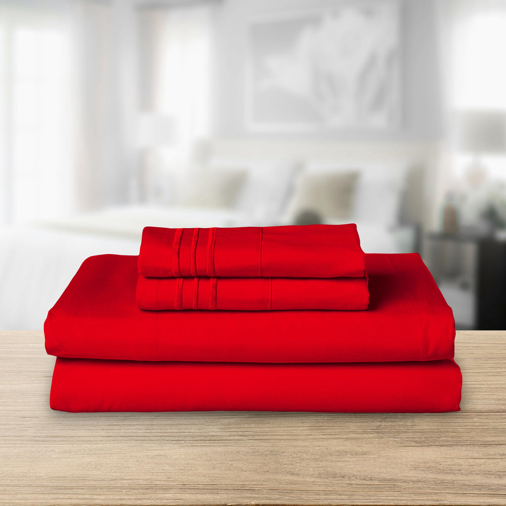 Elegant Comfort gros plan microfibre montrant texture douce et lisse