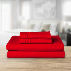 Elegant Comfort gros plan microfibre montrant texture douce et lisse