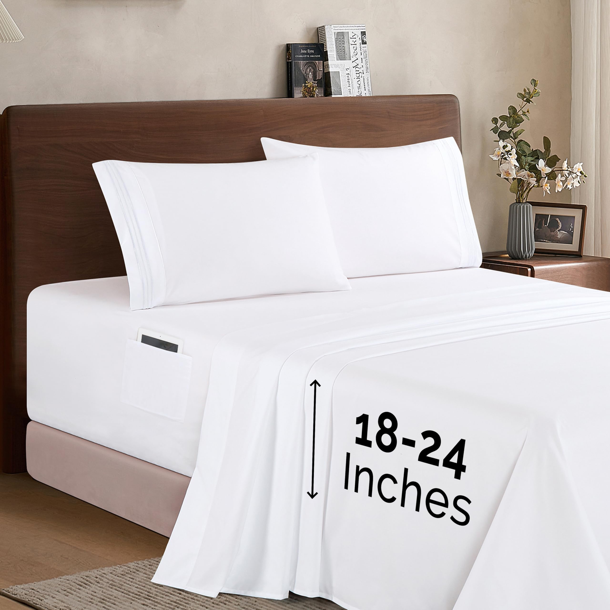 Elegant Comfort gros plan du tissu montrant douceur et finition