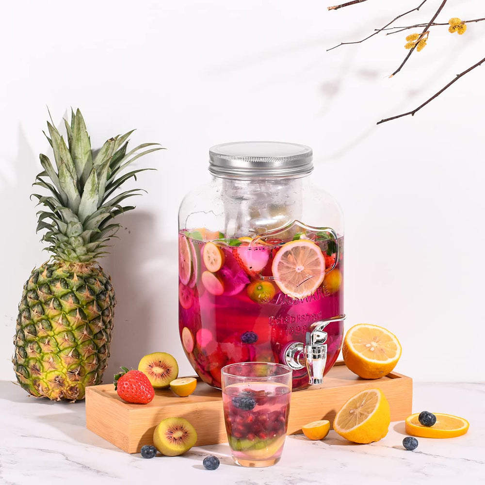 eleganttime comparaison de taille montrant capacité d’un gallon utile